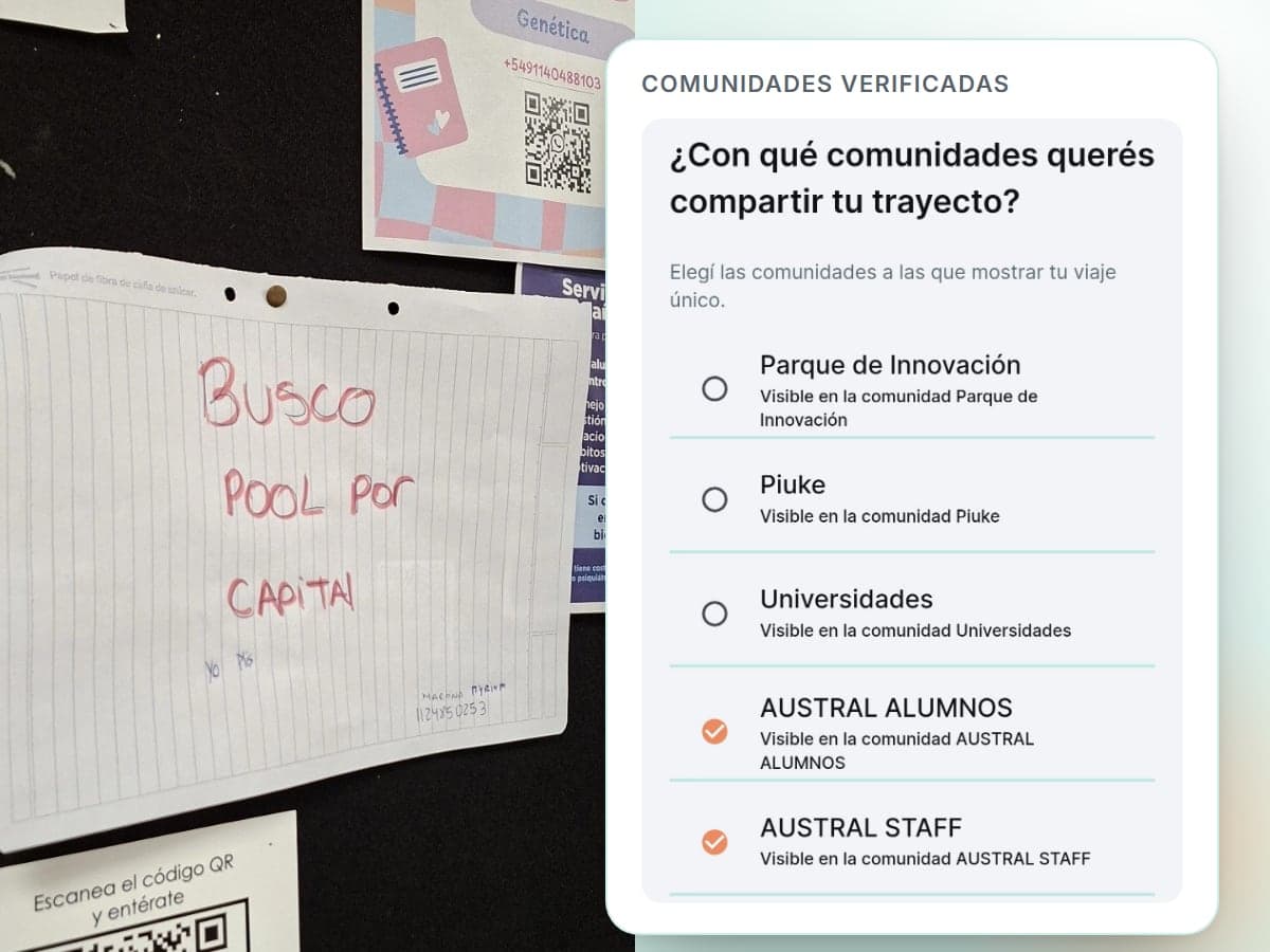 Tu comunidad ya se mueve. Nosotros la organizamos.